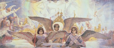 Central Panel from the Threshold of Paradise, 1885-96 by Victor Mikhailovich Vasnetsov
